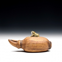 【莲藕青蛙】喷水茶宠 紫砂茶宠 紫砂莲藕 紫砂青蛙 紫砂工艺品