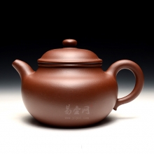 【莲子壶】宜兴正宗精品紫砂壶 潜力制壶艺人 李娅全手紫砂壶 底槽清泥料极润
