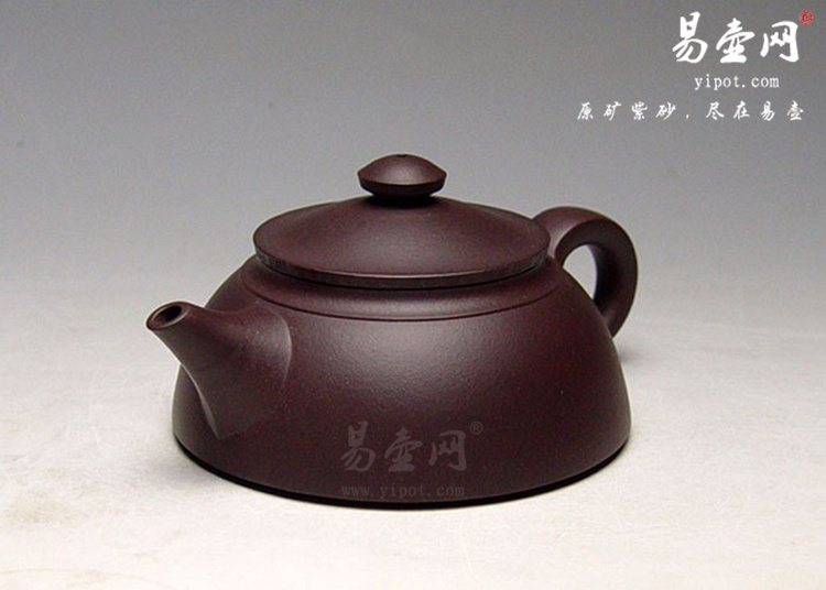 宜兴紫砂壶名家 朱丹【小清风】作品 原矿紫茄泥