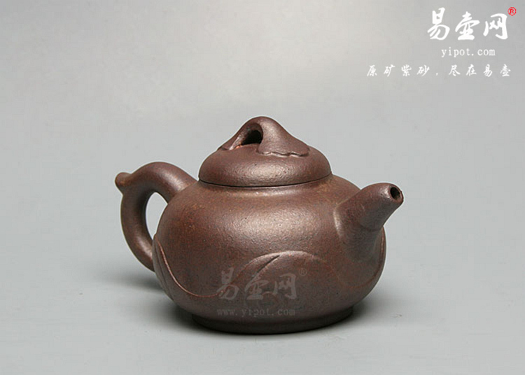 宜兴紫砂壶 全手工洪华平紫砂壶【锦上添花】原矿老段泥 