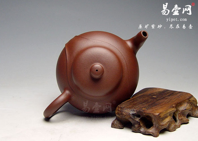 【全手矮龙带】宜兴紫砂壶名家 沈寅华紫砂壶作品 原矿紫泥