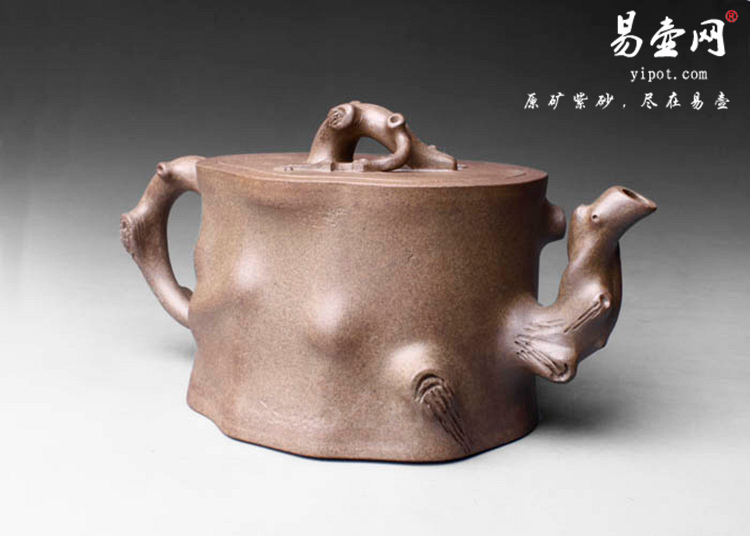 【窑变梅桩】宜兴紫砂壶名家 蒯良荣紫砂壶作品 原矿段泥