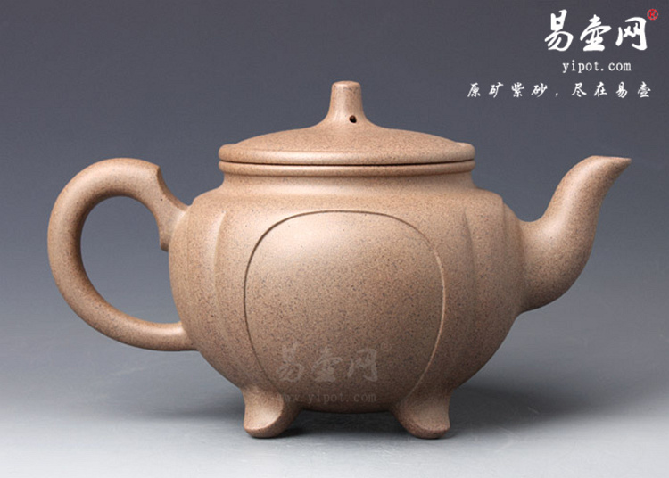 【吉庆】宜兴紫砂壶名家 蒯良荣紫砂壶作品 原矿段泥