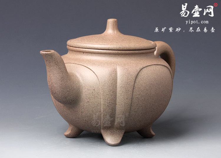 【吉庆】宜兴紫砂壶名家 蒯良荣紫砂壶作品 原矿段泥