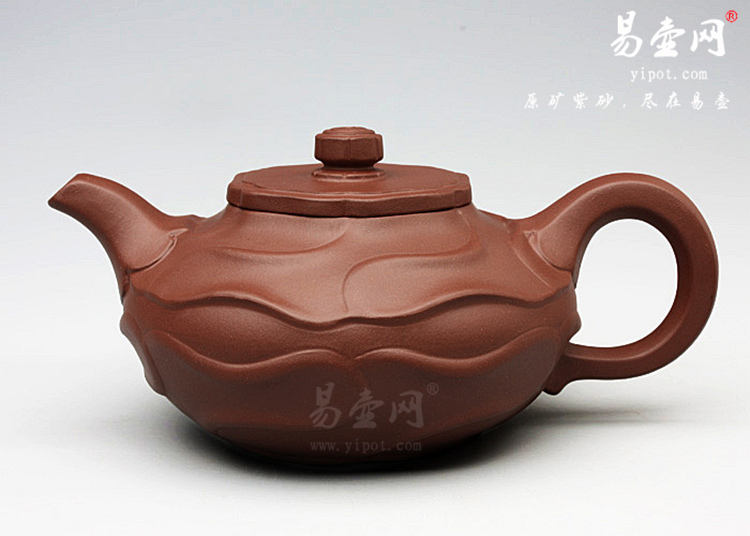 【风卷葵】宜兴紫砂壶名家 程建云紫砂壶作品 原矿清水泥