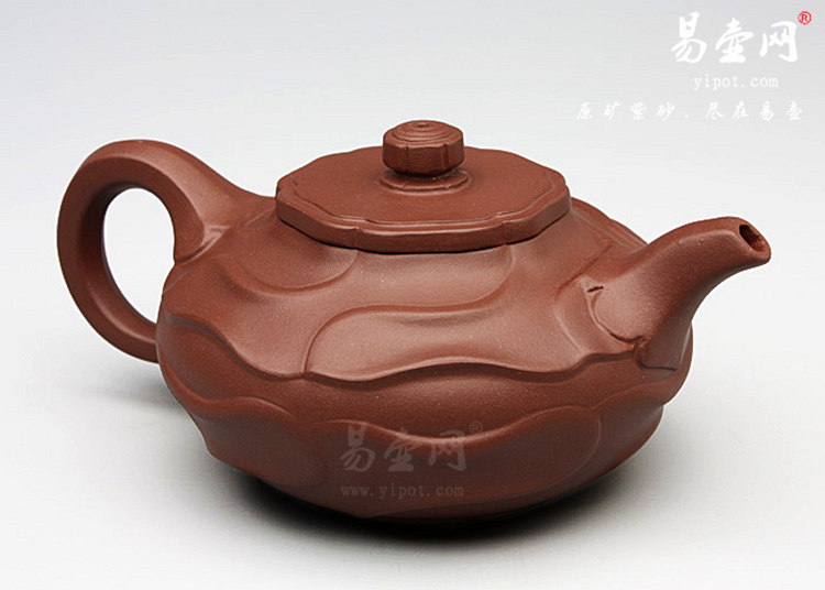 【风卷葵】宜兴紫砂壶名家 程建云紫砂壶作品 原矿清水泥