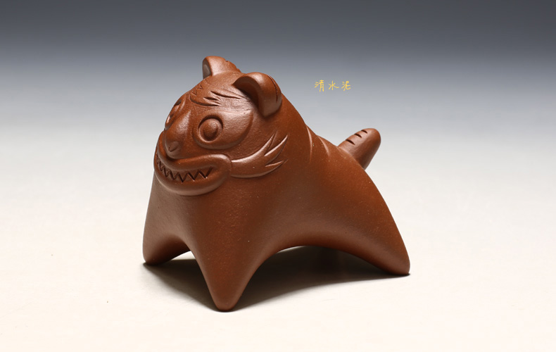 【小老虎】紫砂茶宠精品 茶玩 紫砂把件 三种泥料可选 【小老虎】紫砂茶宠精品 茶玩 紫砂把件 三种泥料可选