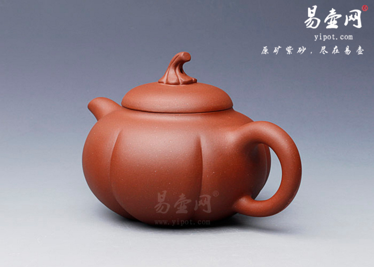 【金瓜】宜兴紫砂壶名家 蒯云涵紫砂壶作品 原矿红皮龙