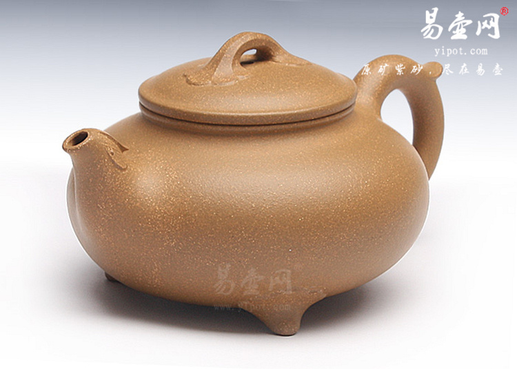 【飞凤成祥】宜兴紫砂壶名家 潘国良紫砂壶作品 原矿黄金段