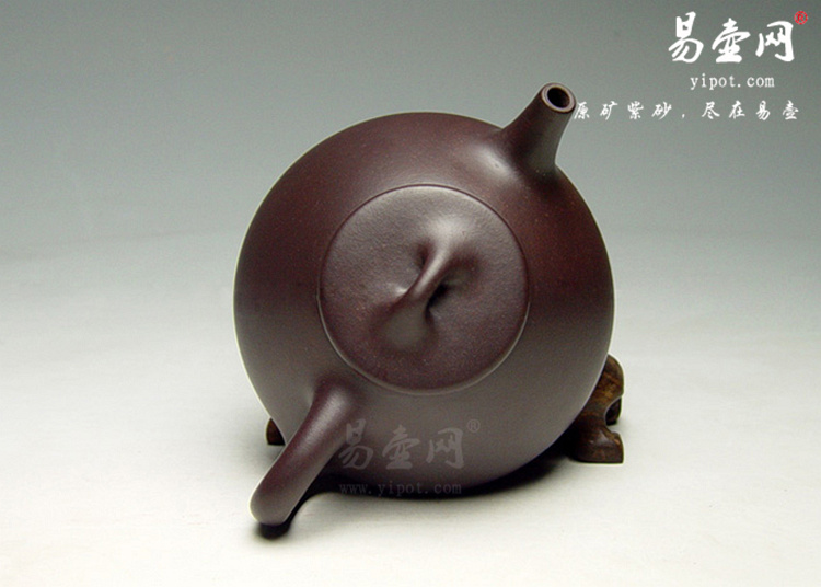 【黑拼紫子冶石瓢】宜兴紫砂壶名家 冯勤芳紫砂壶作品 原矿黑拼紫