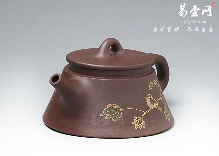 【鱼罩】宜兴紫砂壶名家 丁小明紫砂壶作品 原矿紫泥