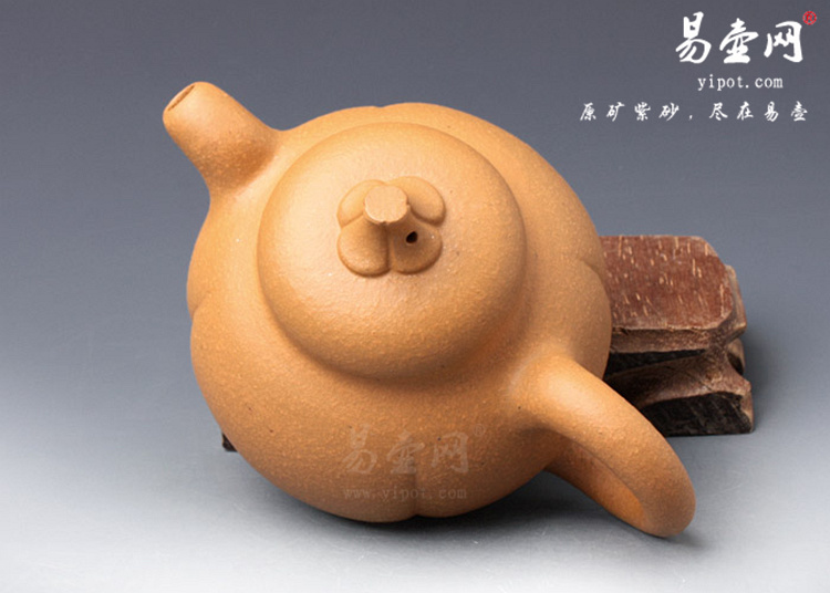 【金瓜】宜兴紫砂壶名家 陈顺培紫砂壶作品 原矿段泥