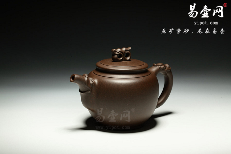 宜兴紫砂壶名家：程辉龙天紫砂壶图片