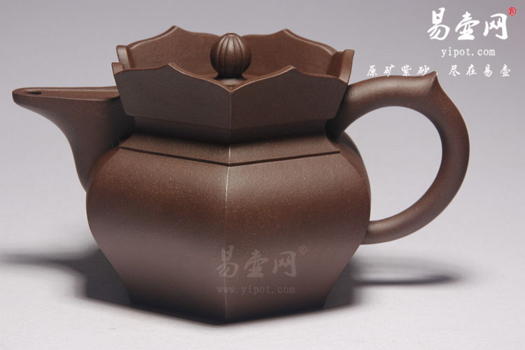 【僧帽壶】宜兴紫砂壶名家 江晓燕紫砂壶 原矿紫泥