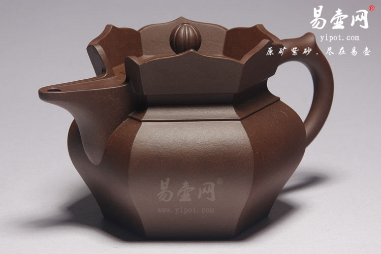 【僧帽壶】宜兴紫砂壶名家 江晓燕紫砂壶 原矿紫泥