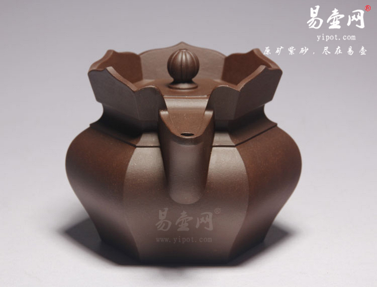 【僧帽壶】宜兴紫砂壶名家 江晓燕紫砂壶 原矿紫泥