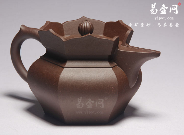 【僧帽壶】宜兴紫砂壶名家 江晓燕紫砂壶 原矿紫泥