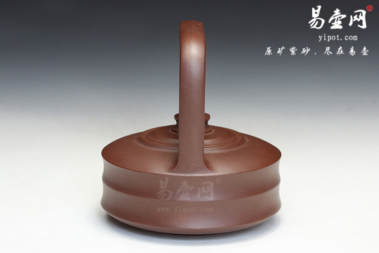 宜兴紫砂壶名家：陈顺根真竹提梁壶图片