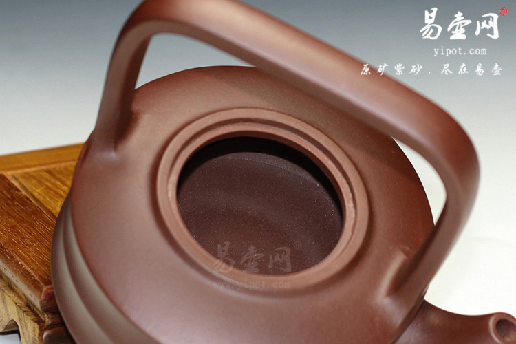 宜兴紫砂壶名家：陈顺根真竹提梁壶图片