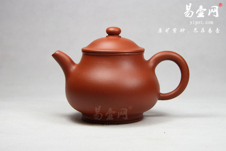 潘壶】宜兴紫砂壶名家许文俊紫砂壶作品原矿朱泥_许文俊_国/助工_易壶网