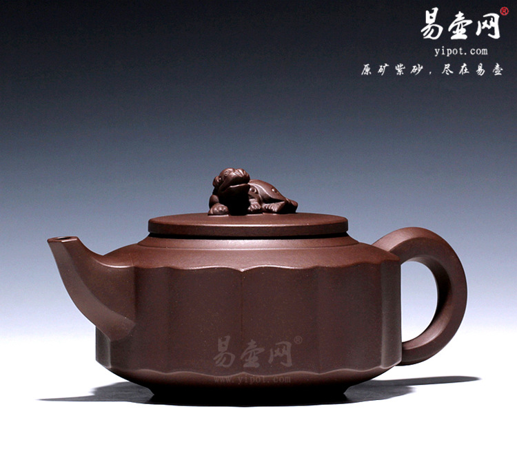 【 貔貅壶】宜兴紫砂壶名家 王品荣紫砂壶 原矿紫泥