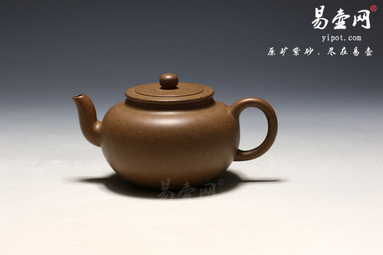【平盖莲子】宜兴紫砂壶名家 蒋秀娟紫砂壶 原矿段泥
