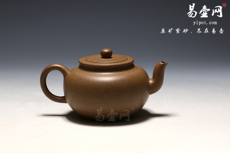 【平盖莲子】宜兴紫砂壶名家 蒋秀娟紫砂壶 原矿段泥