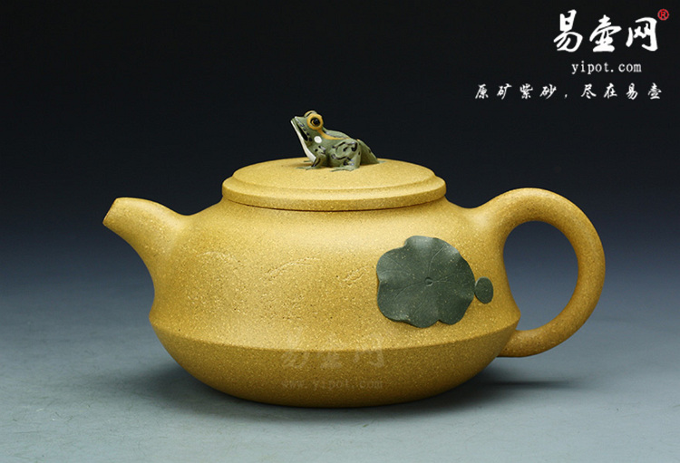 蒋蓉壶艺传人:陈晓云荷塘春色壶图片 蒋蓉壶艺传人:陈晓云荷塘春色壶图片