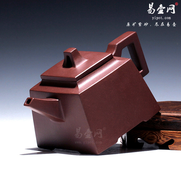 【升方壶】宜兴紫砂壶名家 王品荣紫砂壶 原矿紫泥