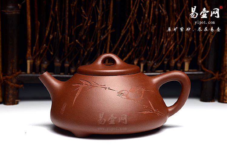 宜兴紫砂壶艺人：陈凤鸣石瓢壶作品图片