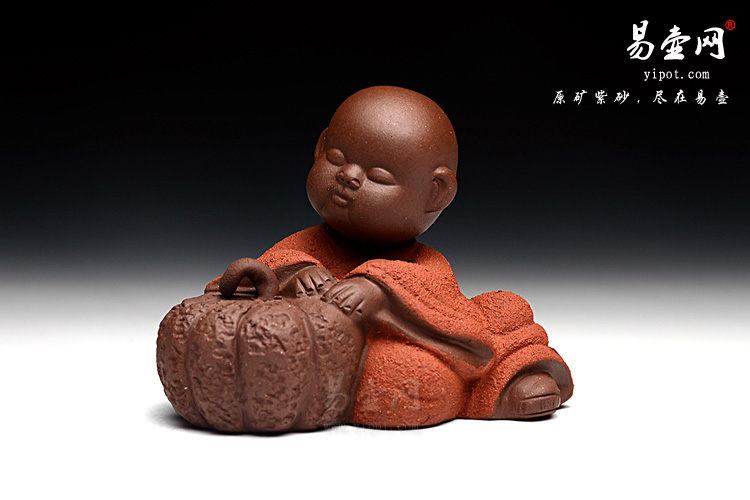 精品紫砂茶宠：南瓜小和尚图片