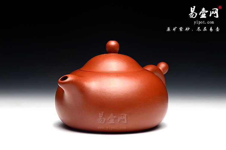 玉蝉双波壶】宜兴紫砂壶名家周荣华紫砂壶原矿红皮龙精品紫砂壶_