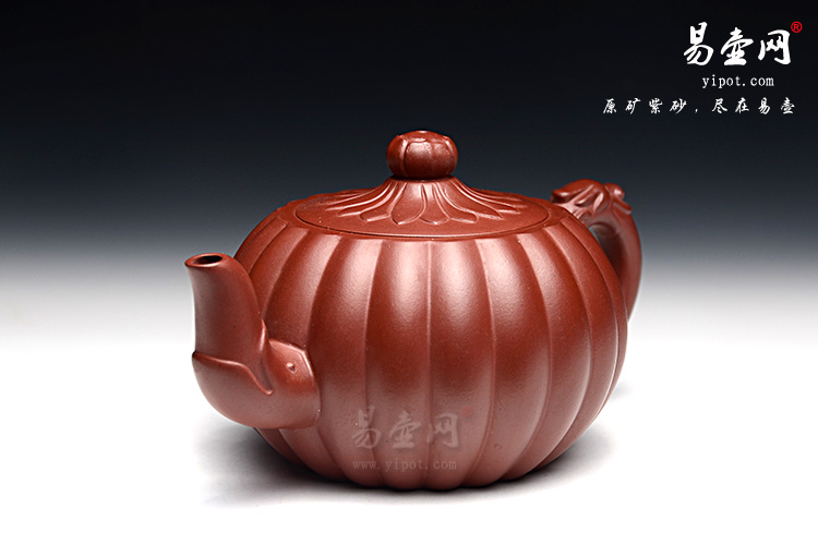宜兴紫砂陶艺名人：冯盘军《菱花》紫砂壶图片