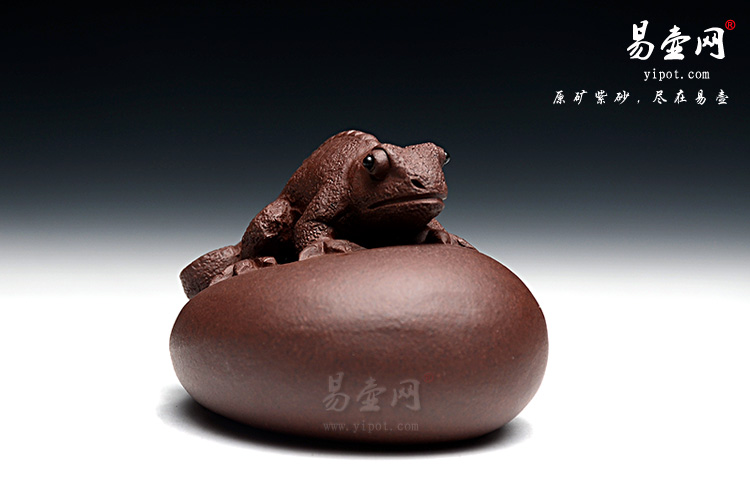 紫砂茶宠：紫砂蜥蜴茶玩图片