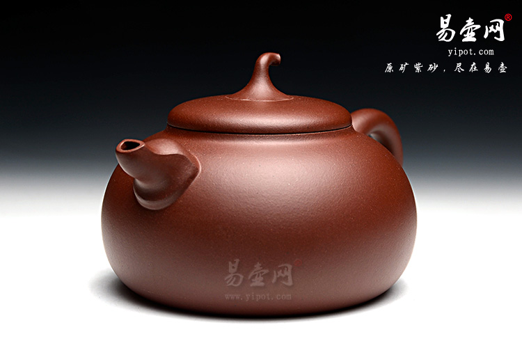 宜兴紫砂壶：周荣华茄段壶图片