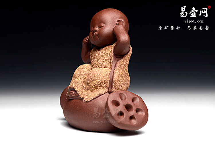 紫砂茶宠《紫砂小和尚》图片