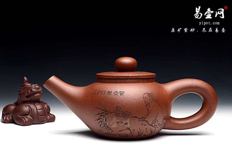 宜兴徐俊英紫砂壶，大口紫砂壶图片，底槽清是好料吗