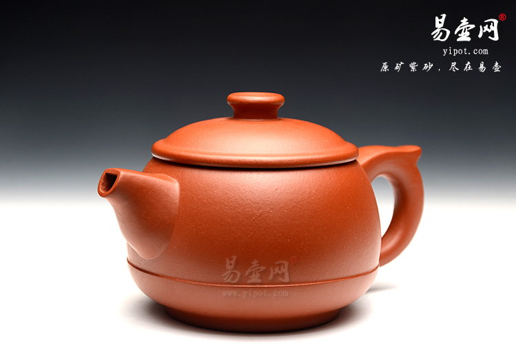 宜兴黄叶萍紫砂壶，小圆柱紫砂壶图片，极品朱泥紫砂壶