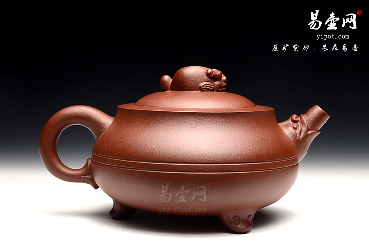 名家葛岳纯紫砂壶艺术，经典光器代表作，螭龙壶图片