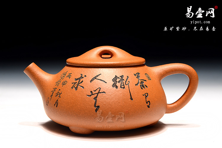 朱鸿钧紫砂壶：石瓢紫砂壶照片