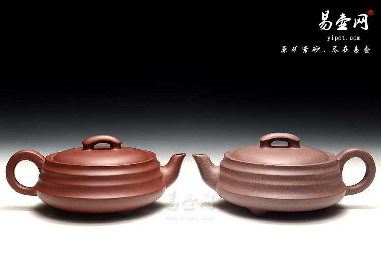 宜兴紫砂壶，黄叶萍紫砂壶，清水泥紫砂壶
