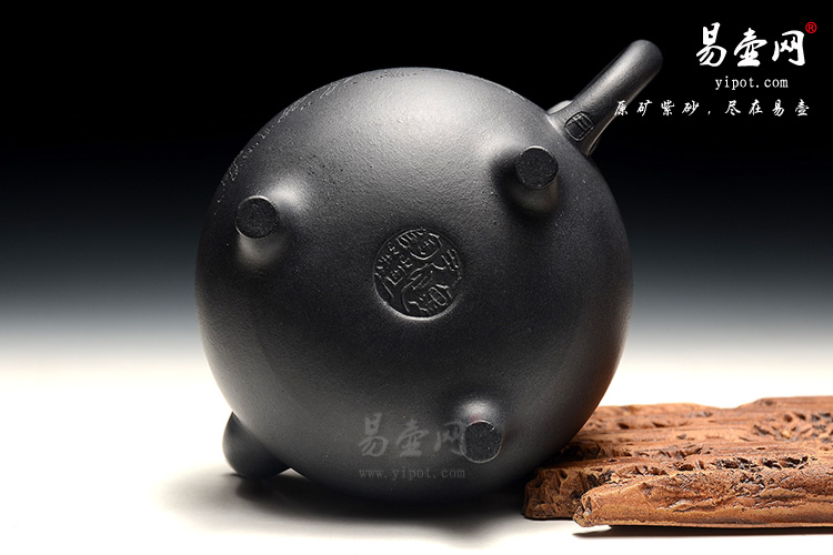 宜兴紫砂壶，紫砂壶如果清洗，黑泥壶泡茶好喝吗，尹怀刻绘紫砂壶