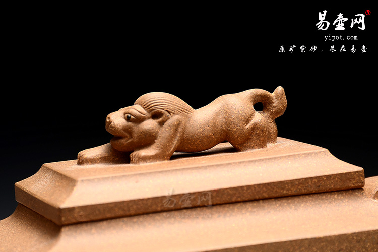 宜兴名家紫砂壶，紫砂壶收藏，周荣华紫砂壶价格，青狮壶图片