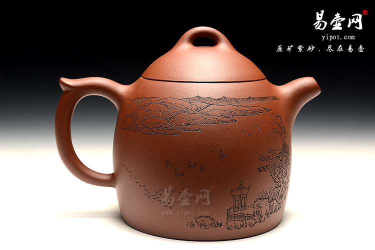 宜兴紫砂壶，吴秋平紫砂壶，秦权壶图片