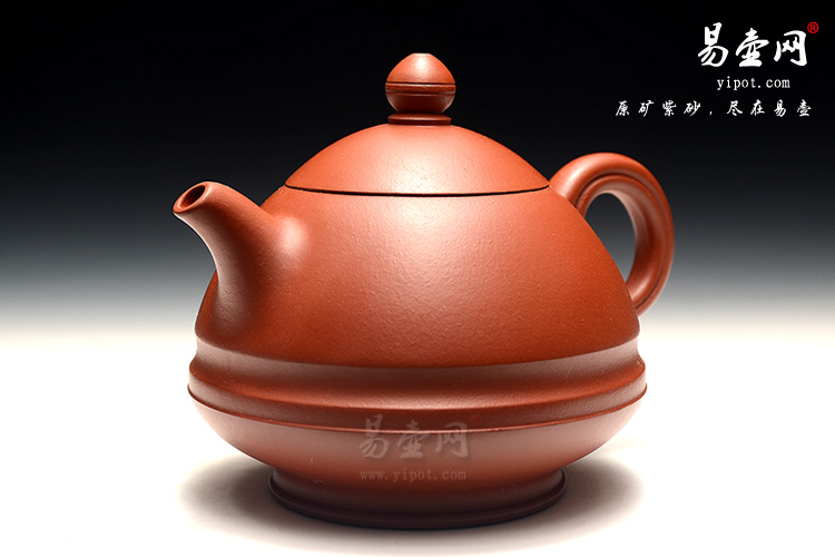 宜兴黄龙山紫砂壶，黄叶萍老师紫砂壶，玉笠壶图片，朱泥壶泡茶