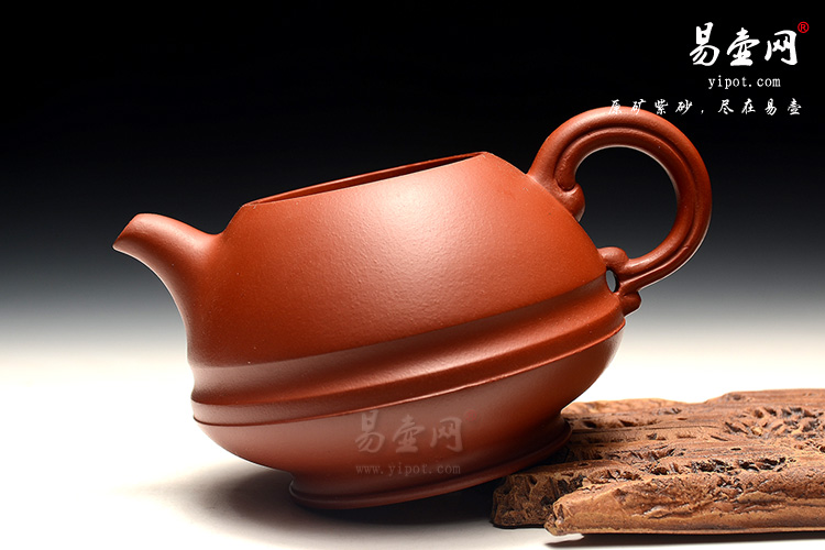 宜兴黄龙山紫砂壶，黄叶萍老师紫砂壶，玉笠壶图片，朱泥壶泡茶