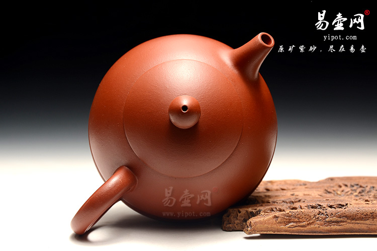 宜兴黄龙山紫砂壶，黄叶萍老师紫砂壶，玉笠壶图片，朱泥壶泡茶
