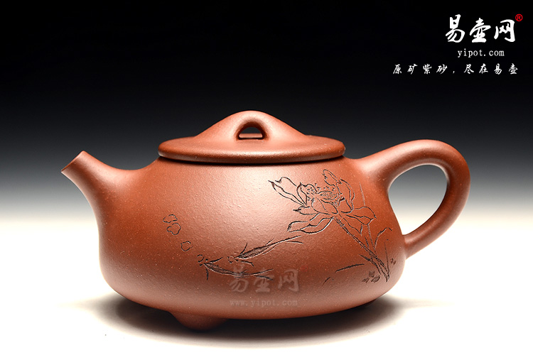 名家紫砂壶，江苏宜兴紫砂壶，李锡凤老师紫砂壶作品，石瓢壶图片