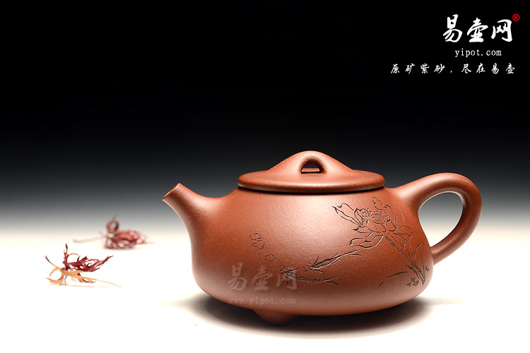 名家紫砂壶，江苏宜兴紫砂壶，李锡凤老师紫砂壶作品，石瓢壶图片