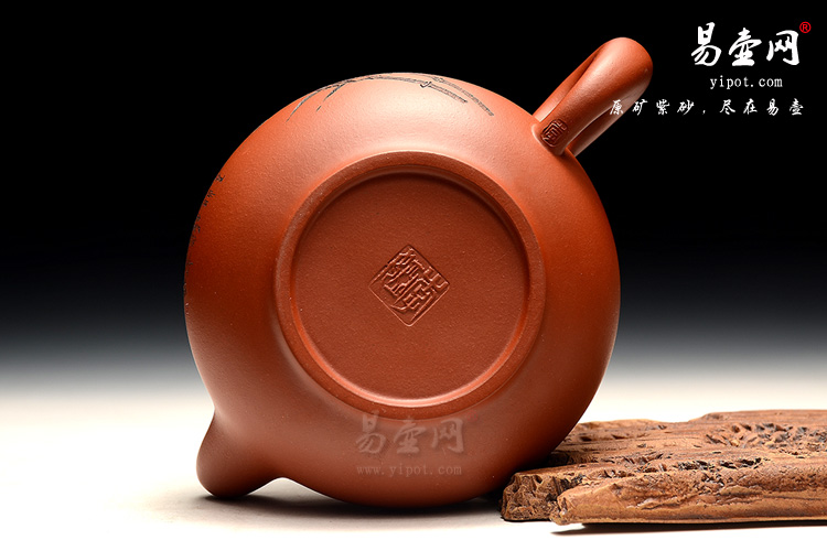 阳羡紫砂壶，李娅全手工紫砂壶作品，韵玉壶图片